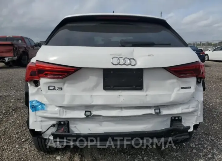 AUDI Q3 PREMIUM 2021 vin WA1AUCF3XM1102895 from auto auction Copart