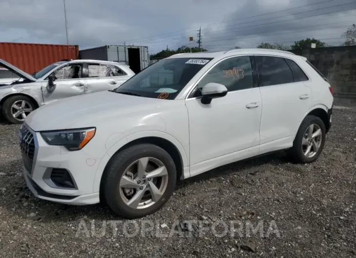 AUDI Q3 PREMIUM 2021 vin WA1AUCF3XM1102895 from auto auction Copart