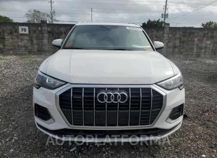 AUDI Q3 PREMIUM 2021 vin WA1AUCF3XM1102895 from auto auction Copart