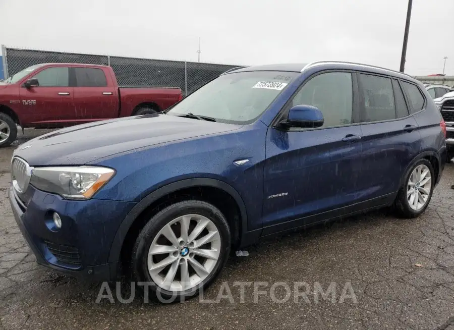 BMW X3 XDRIVE2 2015 vin 5UXWY3C56F0E97030 from auto auction Copart