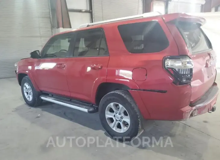 TOYOTA 4RUNNER SR 2016 vin JTEBU5JR2G5390809 from auto auction Copart