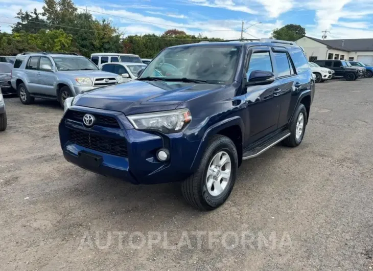 TOYOTA 4RUNNER SR 2016 vin JTEBU5JR6G5314123 from auto auction Copart