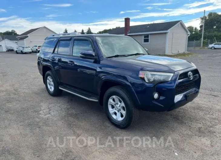 TOYOTA 4RUNNER SR 2016 vin JTEBU5JR6G5314123 from auto auction Copart