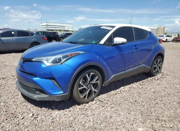 TOYOTA C-HR XLE 2018 vin NMTKHMBX1JR008625 from auto auction Copart