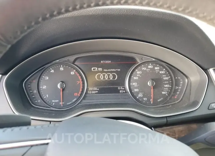 AUDI Q5 PREMIUM 2020 vin WA1ANAFY8L2019035 from auto auction Copart