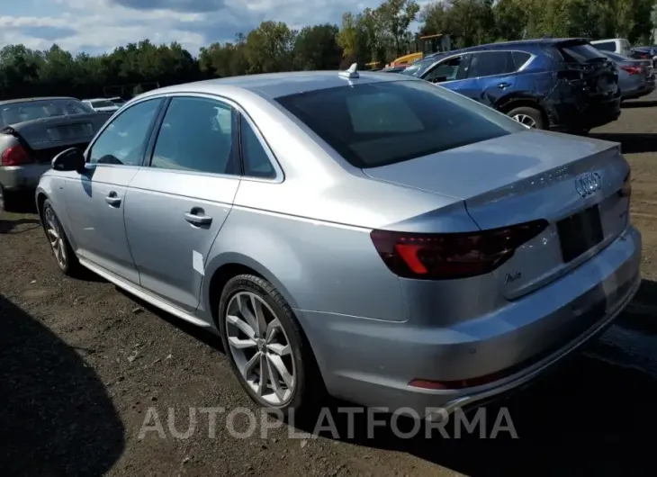 AUDI A4 PREMIUM 2019 vin WAUENAF44KA007373 from auto auction Copart