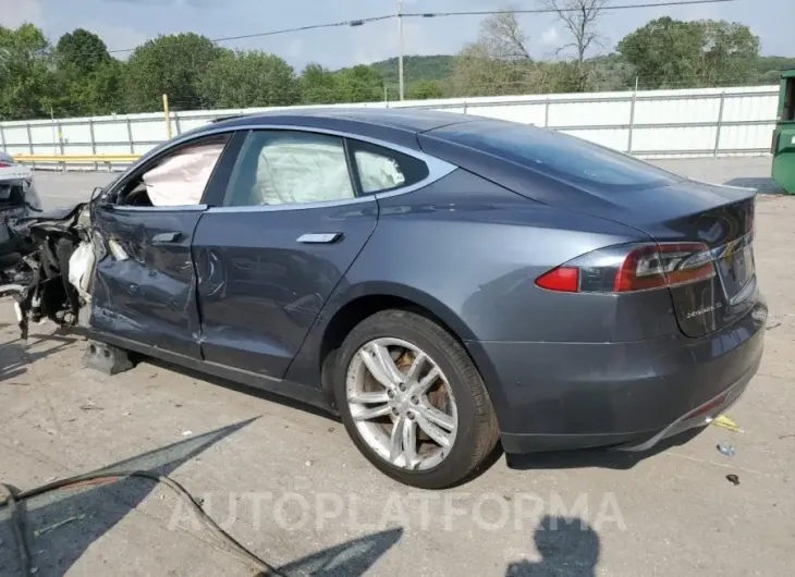 TESLA MODEL S 85 2015 vin 5YJSA1H17FFP72689 from auto auction Copart