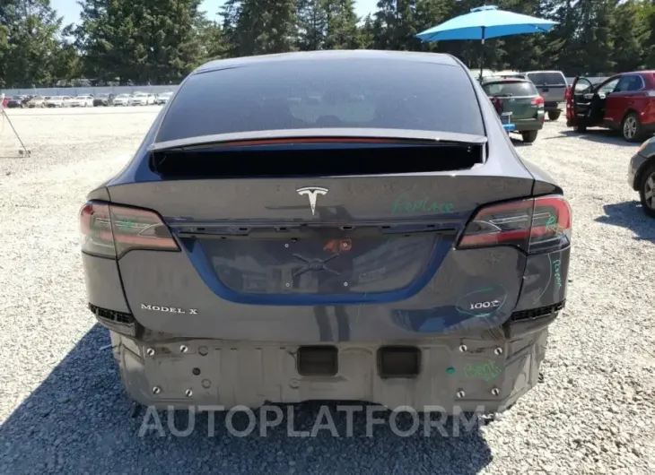 TESLA MODEL X 2018 vin 5YJXCDE27JF104690 from auto auction Copart