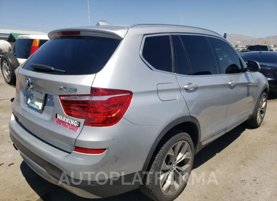 BMW X3 XDRIVE3 2017 vin 5UXWX7C59H0S19328 from auto auction Copart