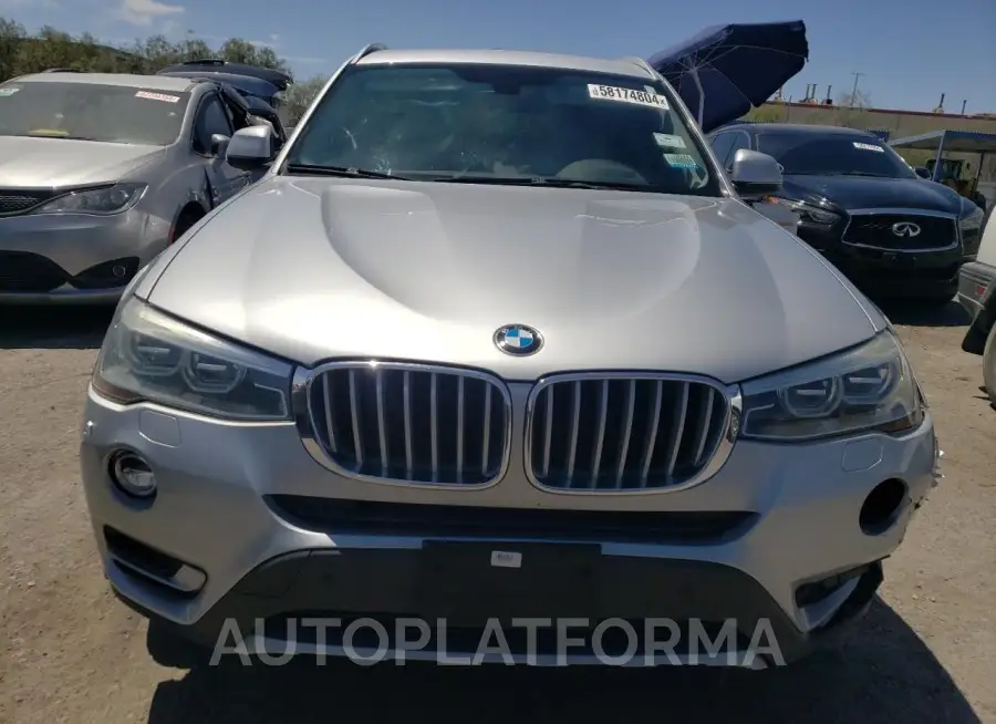 BMW X3 XDRIVE3 2017 vin 5UXWX7C59H0S19328 from auto auction Copart