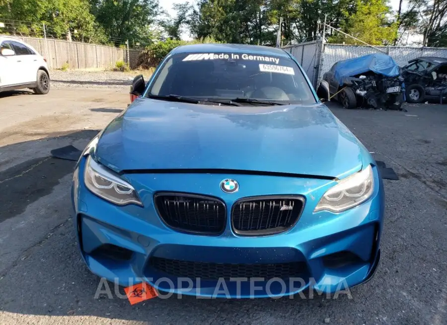 BMW M2 2017 vin WBS1H9C55HV786233 from auto auction Copart