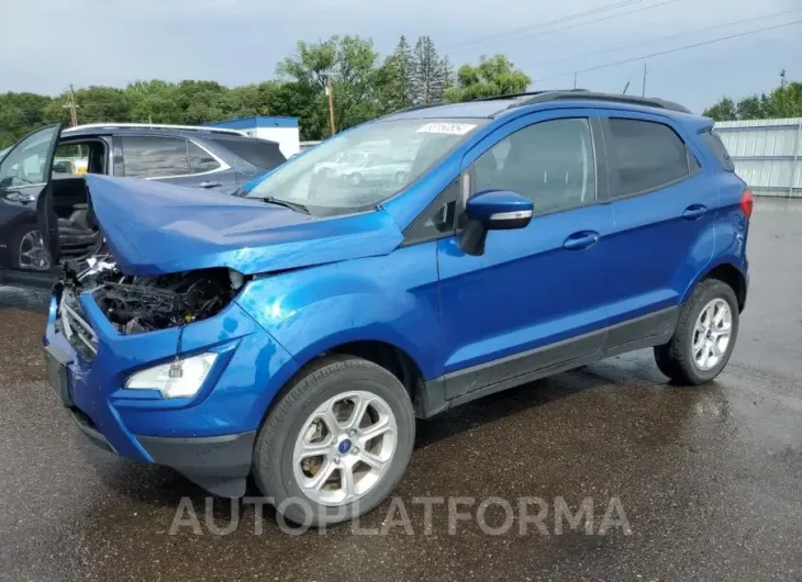 FORD ECOSPORT S 2020 vin MAJ6S3GL1LC389858 from auto auction Copart