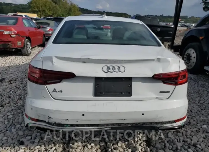 AUDI A4 PREMIUM 2019 vin WAUENAF49KN008608 from auto auction Copart