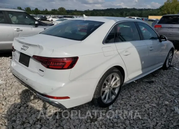 AUDI A4 PREMIUM 2019 vin WAUENAF49KN008608 from auto auction Copart