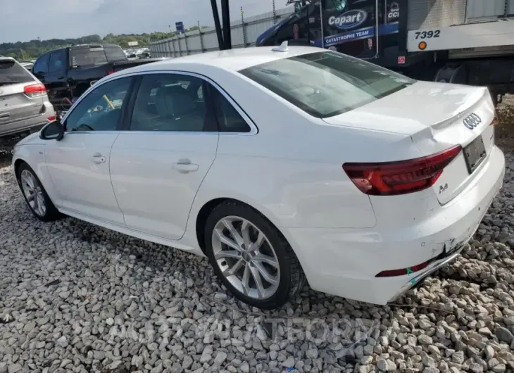 AUDI A4 PREMIUM 2019 vin WAUENAF49KN008608 from auto auction Copart