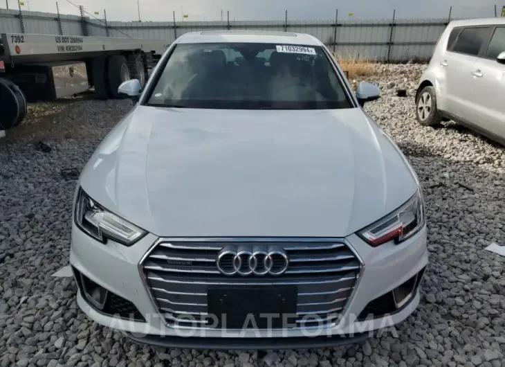 AUDI A4 PREMIUM 2019 vin WAUENAF49KN008608 from auto auction Copart