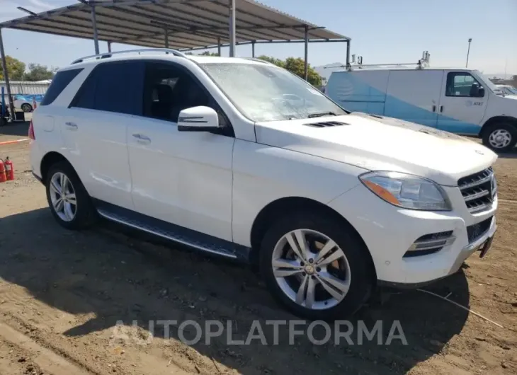 MERCEDES-BENZ ML 350 2015 vin 4JGDA5JBXFA563745 from auto auction Copart