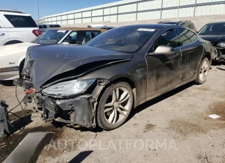 TESLA MODEL S 70 2015 vin 5YJSA1S21FF093292 from auto auction Copart