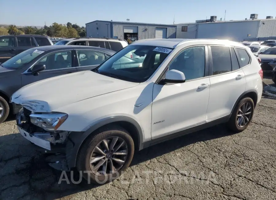 BMW X3 XDRIVE2 2016 vin 5UXWX9C52G0D89690 from auto auction Copart