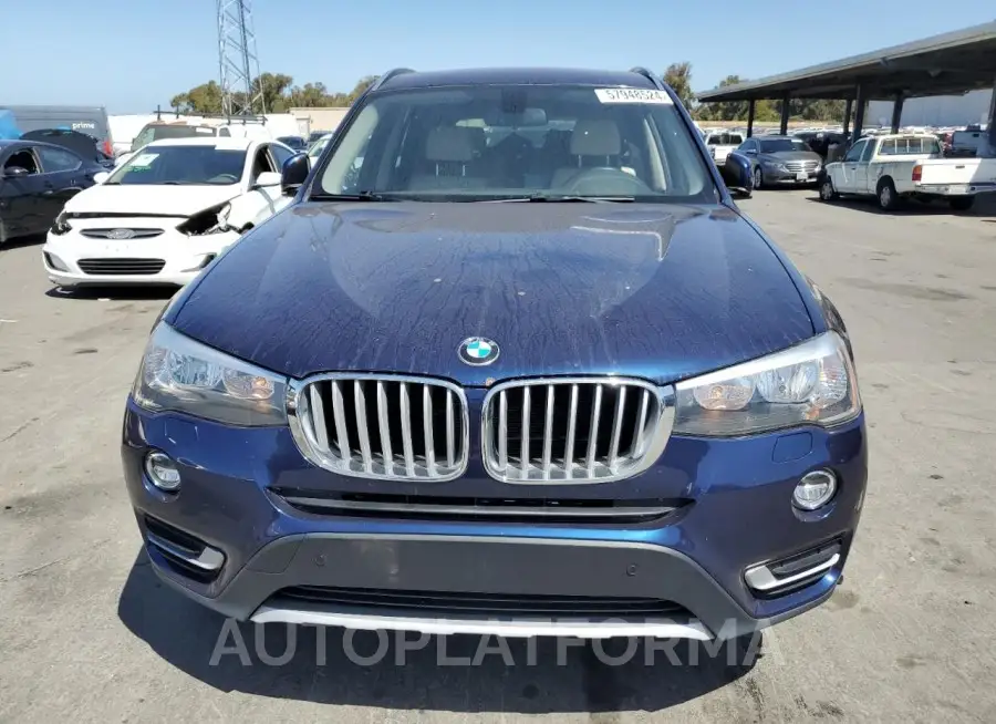 BMW X3 XDRIVE2 2015 vin 5UXWX9C59F0D49704 from auto auction Copart