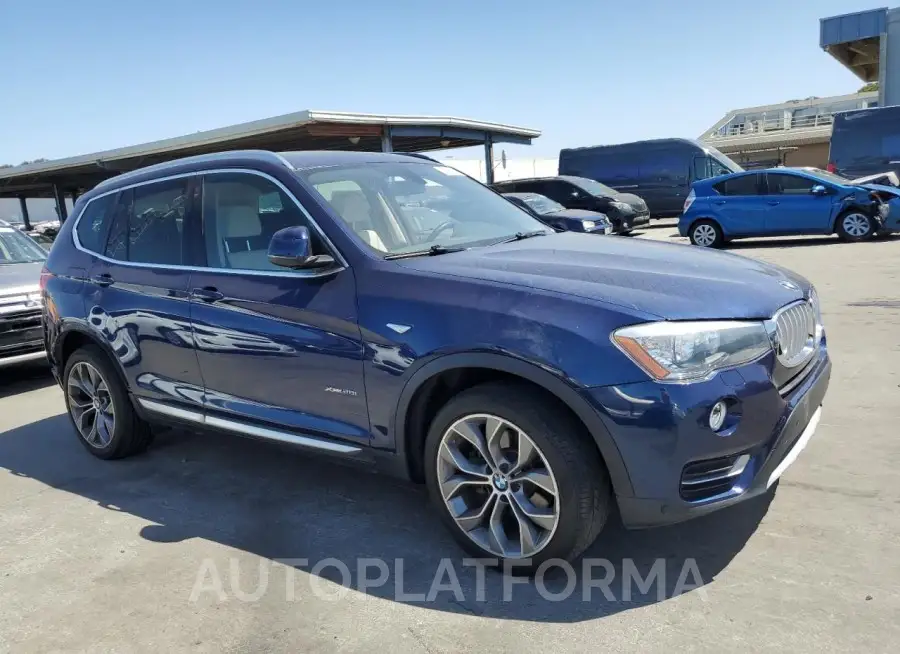 BMW X3 XDRIVE2 2015 vin 5UXWX9C59F0D49704 from auto auction Copart