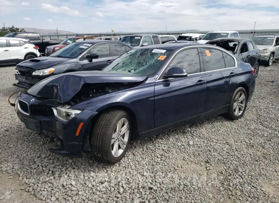 BMW 330 I 2017 vin WBA8B9G35HNU53012 from auto auction Copart