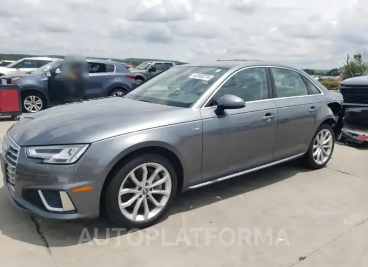 AUDI A4 PREMIUM 2019 vin WAUENAF47KN002032 from auto auction Copart