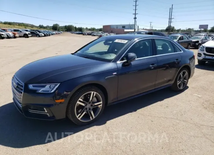 AUDI A4 PREMIUM 2018 vin WAUENAF48JA153676 from auto auction Copart