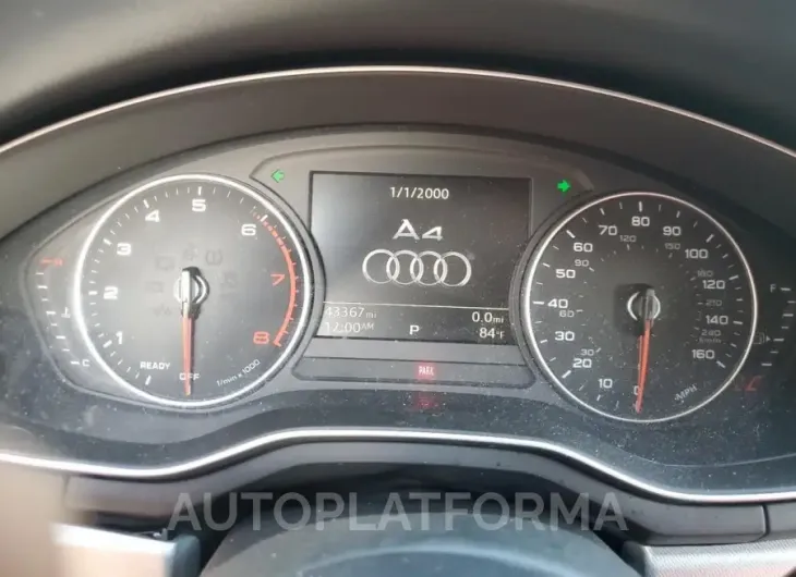 AUDI A4 PREMIUM 2017 vin WAUGNAF41HN006899 from auto auction Copart