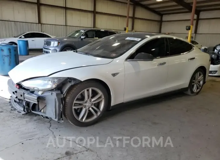 TESLA MODEL S 70 2015 vin 5YJSA1S28FF093936 from auto auction Copart