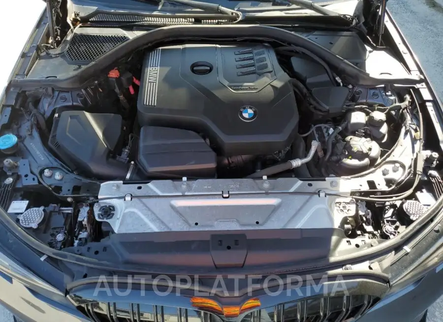 BMW 330I 2022 vin 3MW5R1J01N8C28759 from auto auction Copart