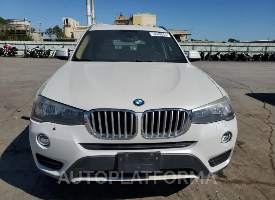 BMW X3 XDRIVE2 2016 vin 5UXWX9C5XG0D75908 from auto auction Copart