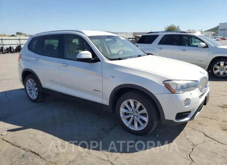 BMW X3 XDRIVE2 2016 vin 5UXWX9C5XG0D75908 from auto auction Copart