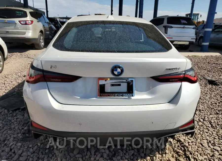 BMW I4 EDRIVE 2024 vin WBY43AW03RFT37745 from auto auction Copart