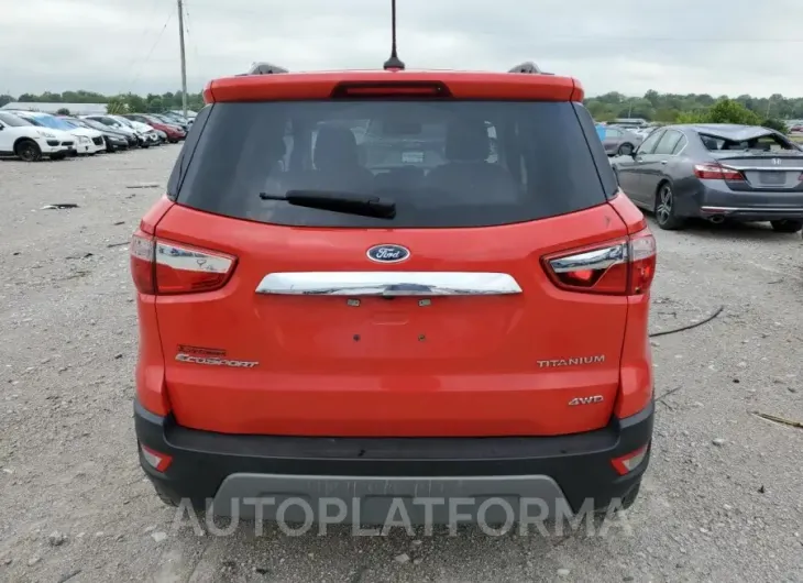 FORD ECOSPORT T 2020 vin MAJ6S3KLXLC329665 from auto auction Copart