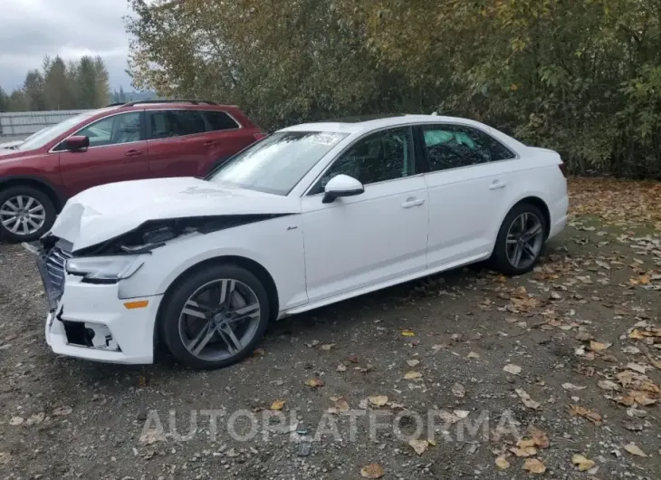 AUDI A4 PREMIUM 2018 vin WAUENAF41JA084989 from auto auction Copart