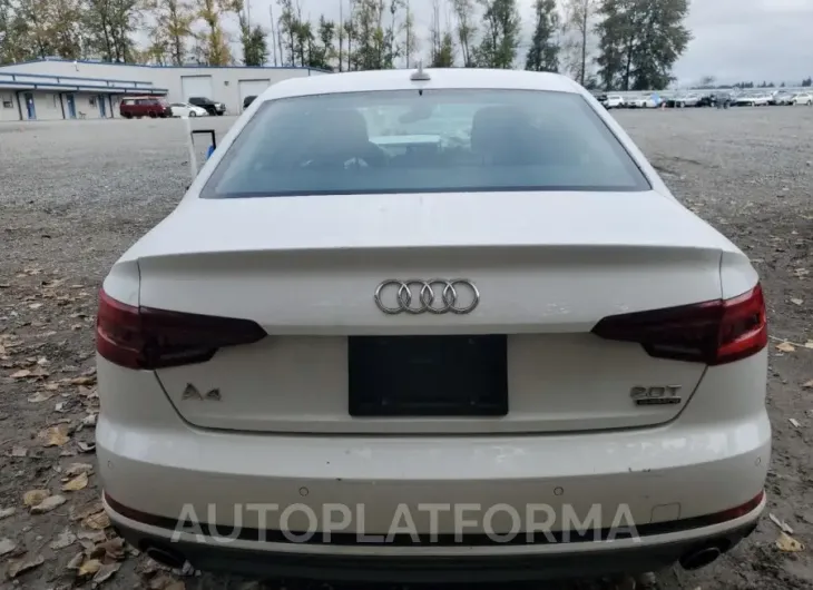 AUDI A4 PREMIUM 2018 vin WAUENAF41JA084989 from auto auction Copart