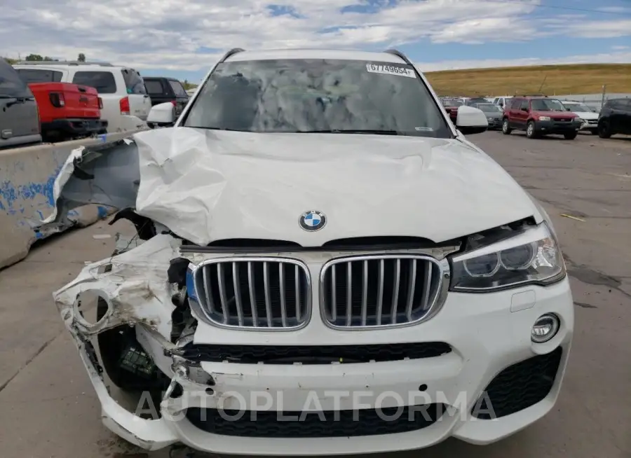 BMW X3 XDRIVE3 2016 vin 5UXWX7C50G0S16669 from auto auction Copart