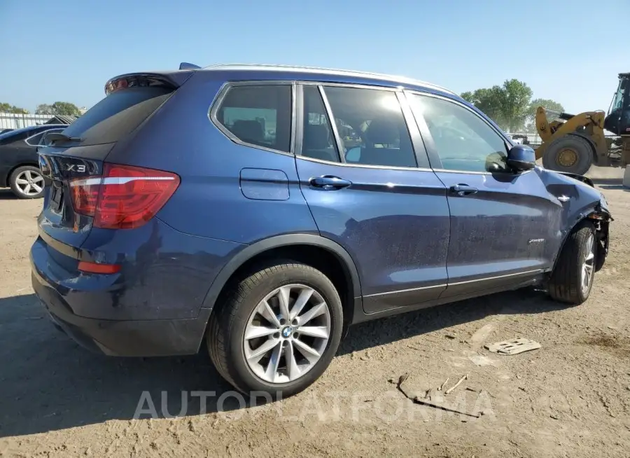 BMW X3 XDRIVE2 2016 vin 5UXWX9C50G0D73908 from auto auction Copart