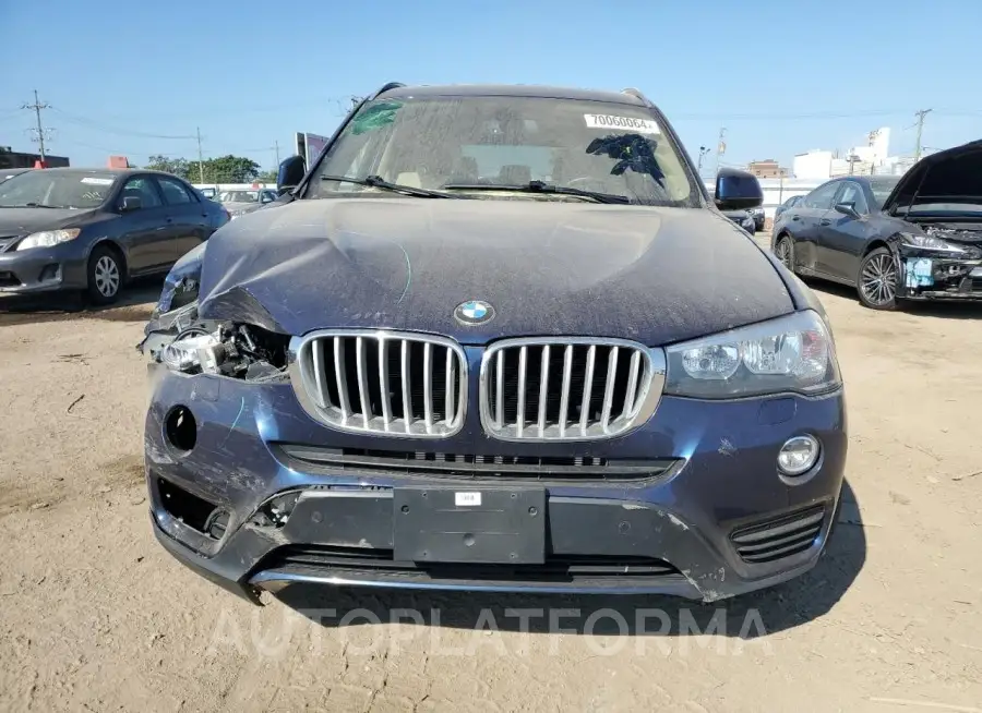 BMW X3 XDRIVE2 2016 vin 5UXWX9C50G0D73908 from auto auction Copart