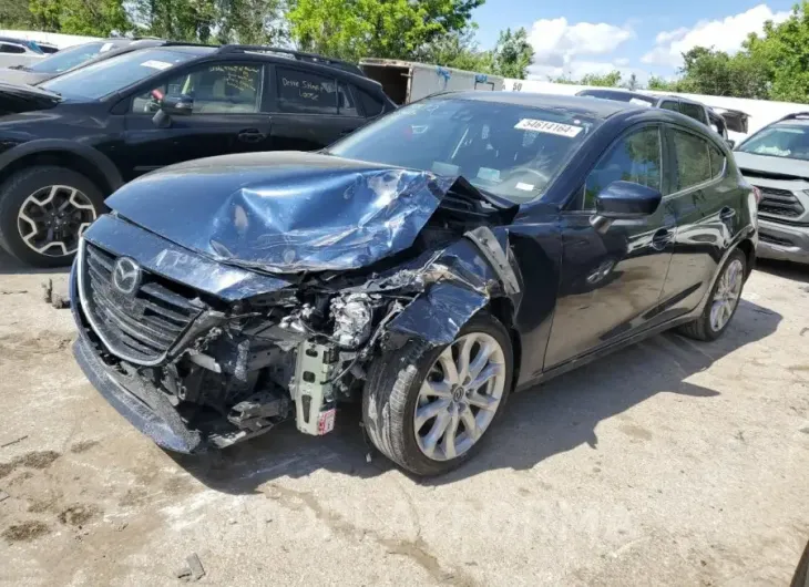 MAZDA 3 GRAND TO 2015 vin JM1BM1M39F1274856 from auto auction Copart