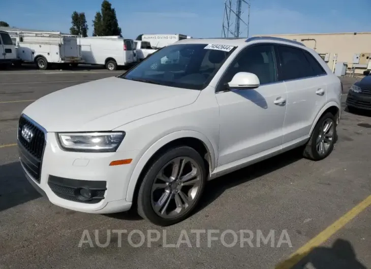 AUDI Q3 PREMIUM 2015 vin WA1EFCFS7FR012546 from auto auction Copart