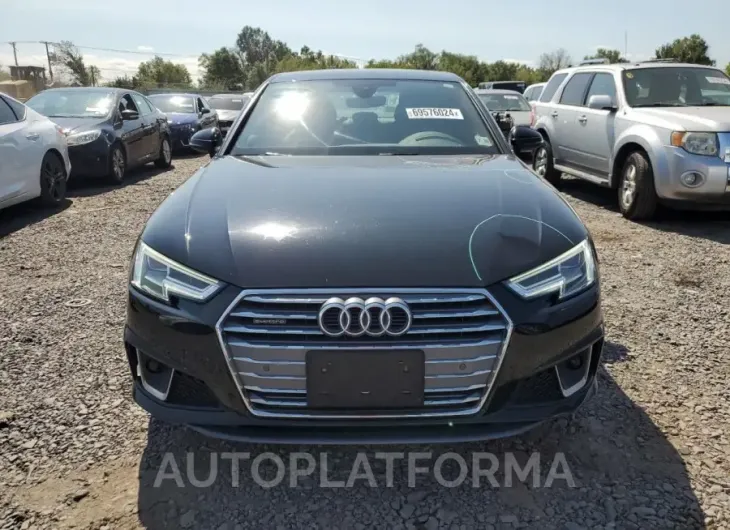 AUDI A4 PREMIUM 2019 vin WAUENAF44KN005874 from auto auction Copart