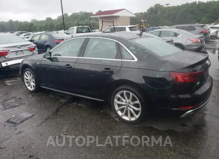 AUDI A4 PREMIUM 2019 vin WAUENAF45KN018892 from auto auction Copart