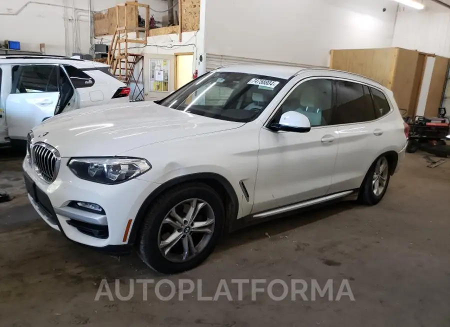 BMW X3 XDRIVE3 2019 vin 5UXTR9C57KLP77144 from auto auction Copart