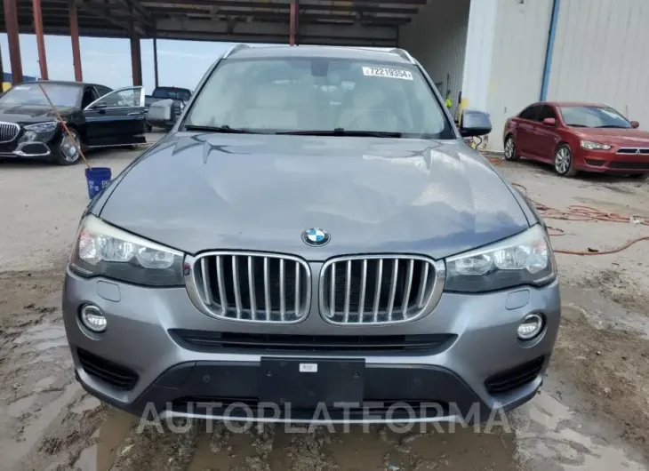 BMW X3 XDRIVE2 2016 vin 5UXWX9C50G0D69664 from auto auction Copart