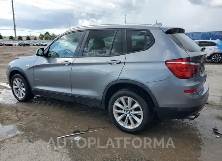 BMW X3 XDRIVE2 2016 vin 5UXWX9C50G0D69664 from auto auction Copart