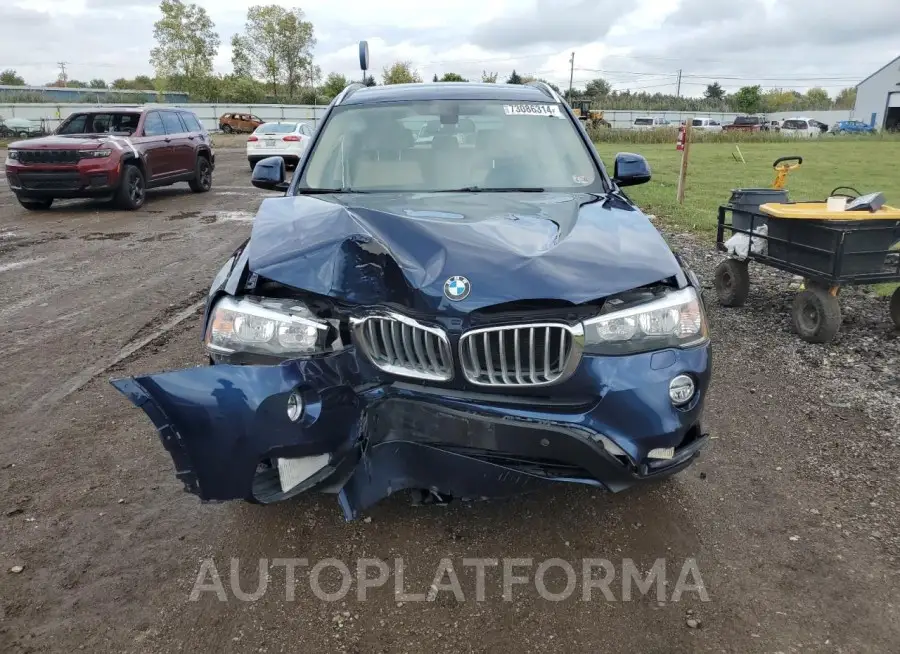 BMW X3 XDRIVE2 2017 vin 5UXWX9C58H0T02406 from auto auction Copart