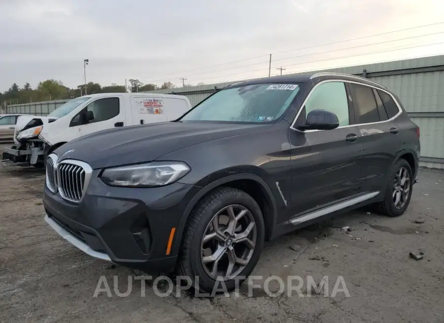 BMW X3 XDRIVE3 2022 vin WBX57DP05NN172715 from auto auction Copart