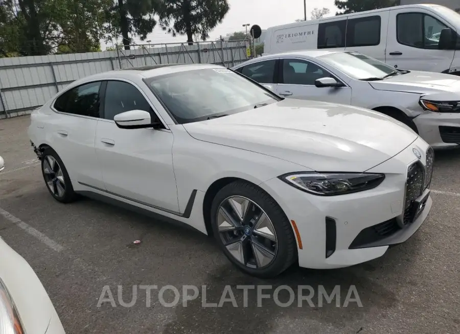 BMW I4 EDRIVE 2024 vin WBY73AW01RFS32215 from auto auction Copart